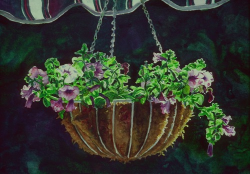 Hanging Petunias
9” x 13”
Private Collection